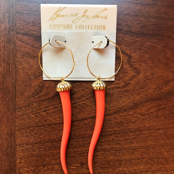 Kenneth Jay Lane Wire Hoop Earring - BRAND NEW! - Picture 3 of 3